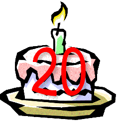 20th birthday: 