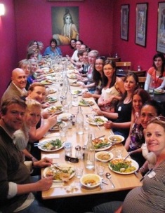 Another class at Govinda's: