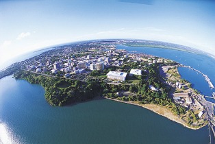 Darwin from the air: