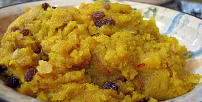 Kurma's Saffron Halava: 