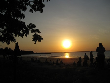 Sunset over Arafura: 