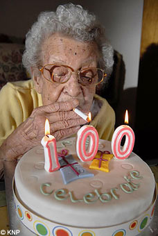 Winnie Langley aged 100: 
