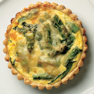 asparagus quiche: 