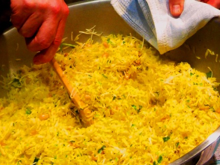 luscious lemon rice: 