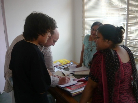 meeting the staff: