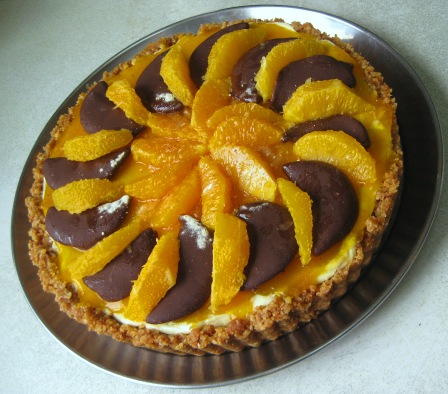 orange cheesecake: 