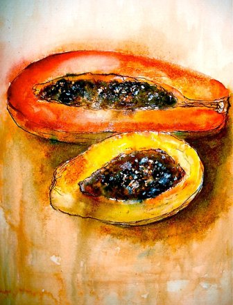 papaya still-life.jpg: 