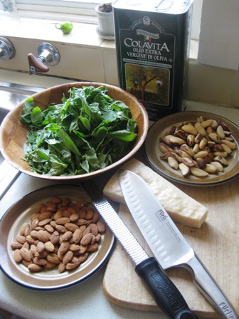 pesto ingredients: