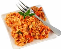 spicy tomato rice: 