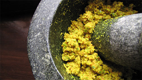 thai green curry paste: 