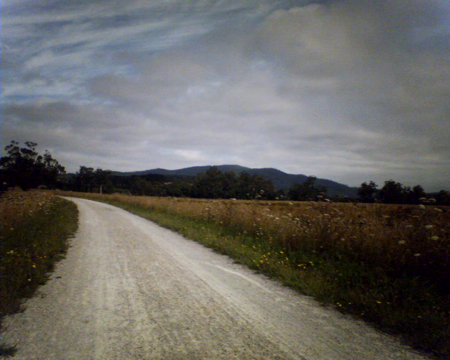 the road to Launching Place: