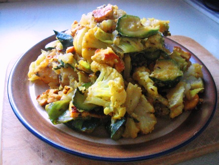veg for dinner:
