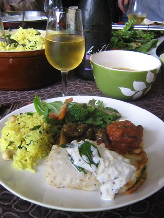 well-earned lunch: