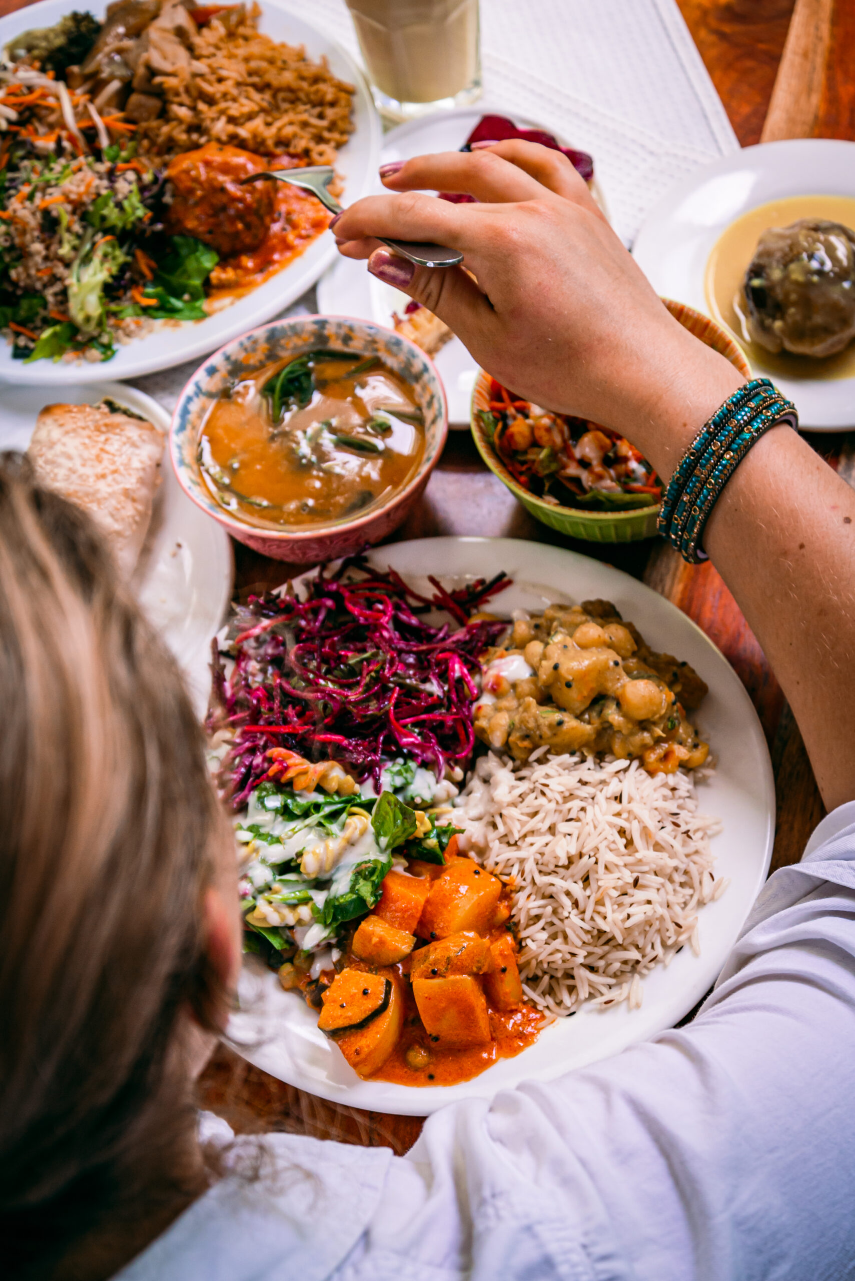 Chef preparing food with devotion